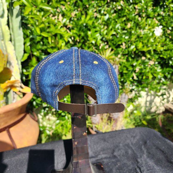 Women’s Bling Denim Patriotic Cap/Hat w/Crystal Brim - Picture 2 of 4